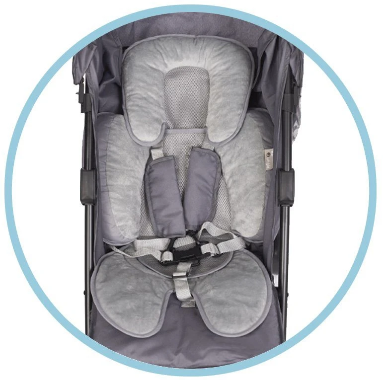 Bo Jungle B-Snooze Grey-Black 3 In 1 Universeel Kussen B180200 - Afbeelding 5