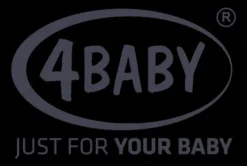 4Baby Space-Fix 2022 Grey 360º 0-36 Kg Autostoel -Babyproducten Winkel 4baby logo 2