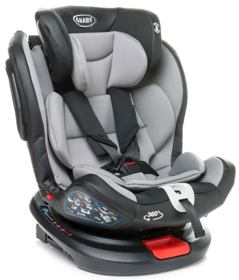 4Baby Roto-Fix Grey 360º 0-36 Kg Isofix Autostoel 10 4Baby Roto-Fix Grey 360º 0-36 Kg Isofix Autostoel - Afbeelding 10
