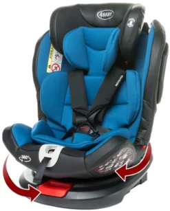 4Baby Roto-Fix Blue 360ΒΊ 0-36 Kg Isofix Autostoel