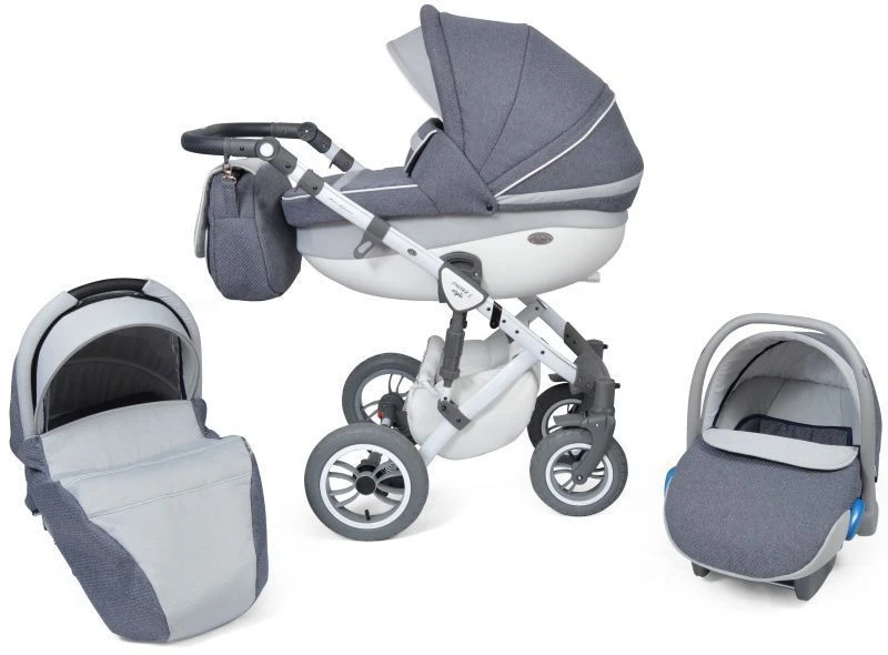 Baby Merc Faster 3 Exclusive Grey Kinderwagen Incl. Autostoel F8 1 Baby Merc Faster 3 Exclusive Grey Kinderwagen Incl. Autostoel F8