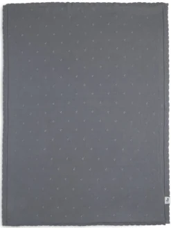 Jollein Pointelle Storm Grey 100 X 150 Cm Ledikantdeken 516-522-66064 -Babyproducten Winkel Deken Ledikant 100x150cm Pointelle Storm Grey 3