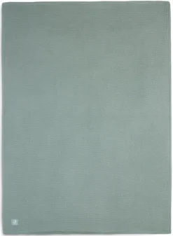Jollein Basic Knit Forest Green / Fleece 75 X 100 Cm Wiegdeken 517-511-65219 -Babyproducten Winkel Jollein Basic Knit Forest Green 2 shop