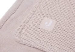 Jollein Basic Knit Pale Pink / Fleece 75 X 100 Cm Wiegdeken 517-511-65310 11 Jollein Basic Knit Pale Pink / Fleece 75 X 100 Cm Wiegdeken 517-511-65310 -Babyproducten Winkel Jollein Basic Knit Pale Pink 1.4