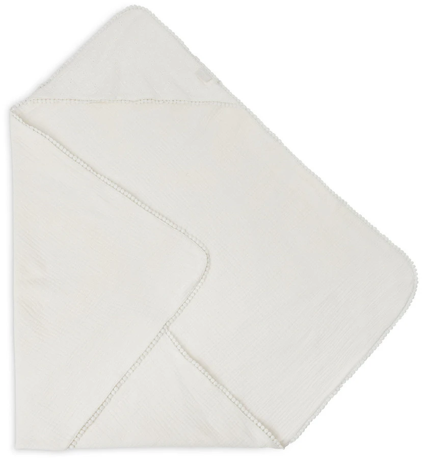 Jollein Embroidery Ivory 75 X 75 Cm Badcape 530-836-66069 2 Jollein Embroidery Ivory 75 X 75 Cm Badcape 530-836-66069 - Afbeelding 2