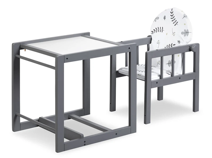 MamaLoes Grijs Lily Kinderstoel 2 MamaLoes Grijs Lily Kinderstoel - Afbeelding 2