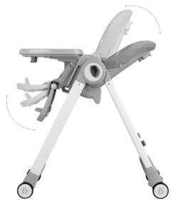 Momi Luxuria Dark Grey Kinderstoel KRKA00004 -Babyproducten Winkel Momi Luxuria Dark Grey Kinderstoel KRKA00004 4