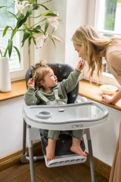 Momi Yumtis Dark Grey Kinderstoel KRKA00001 -Babyproducten Winkel Momi Yumtis 1