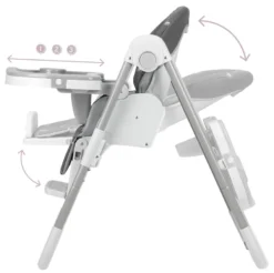 Momi Yumtis Dark Grey Kinderstoel KRKA00001 -Babyproducten Winkel Momi Yumtis Dark Grey Kinderstoel KRKA00001 4