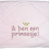 Petit Villain Ik Ben Een Prinsesje! Roze Badcape
