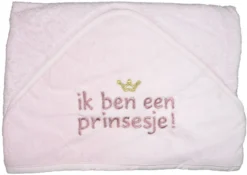 Petit Villain Ik Ben Een Prinsesje! Roze Badcape