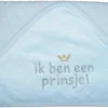 Petit Villain Ik Ben Een Prinsje! Blauw Badcape