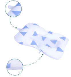 Sevibaby Cozy Triangle Blue Baby Badkussen 69-100 -Babyproducten Winkel Sevibaby Cozy Triangle Blue Baby Badkussen 69 100 5
