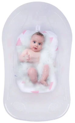 Sevibaby Cozy Triangle Pink Baby Badkussen 69-101 -Babyproducten Winkel Sevibaby Cozy Triangle Pink Baby Badkussen 69 101 4