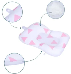 Sevibaby Cozy Triangle Pink Baby Badkussen 69-101 -Babyproducten Winkel Sevibaby Cozy Triangle Pink Baby Badkussen 69 101 5