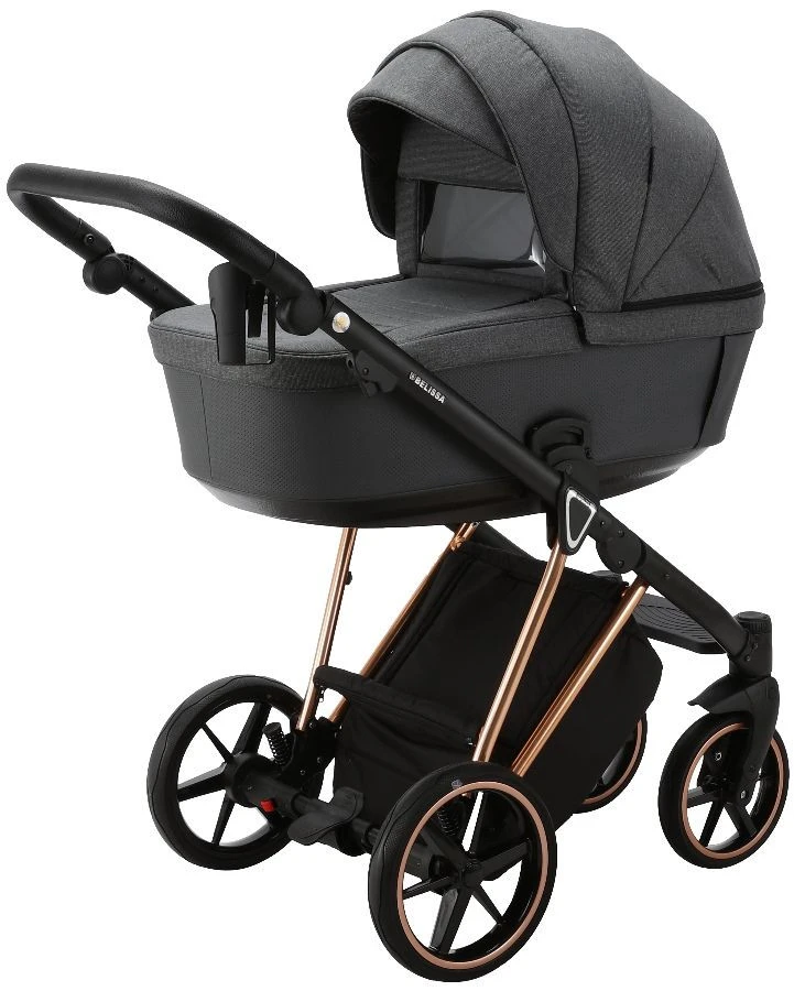 Adamex Belissa Special Edition Grey/Rose 2-in-1 Kinderwagen PS-596 2 Adamex Belissa Special Edition Grey/Rose 2-in-1 Kinderwagen PS-596 - Afbeelding 2