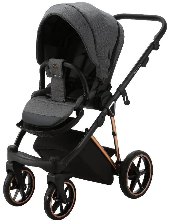 Adamex Belissa Special Edition Grey/Rose 2-in-1 Kinderwagen PS-596 6 Adamex Belissa Special Edition Grey/Rose 2-in-1 Kinderwagen PS-596 - Afbeelding 6