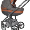 Baby Merc Faster 3 Grey/Brown Kinderwagen Incl. Autostoel FIII 100