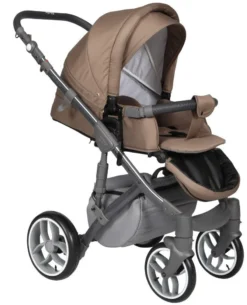 Baby Merc Faster 3 Grey/Brown Kinderwagen Incl. Autostoel FIII 100 -Babyproducten Winkel baby merc faster 3 beige kinderwagen incl. autostoel 3