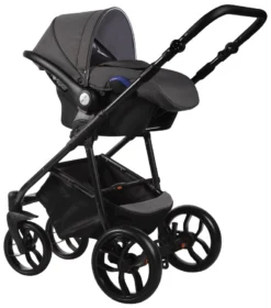 Baby Merc La Noche Grey 3-in-1 Kinderwagen Incl. Autostoel LN/06B -Babyproducten Winkel baby merc la noche grey 3 in 1 kinderwagen incl. autostoel ln 06b