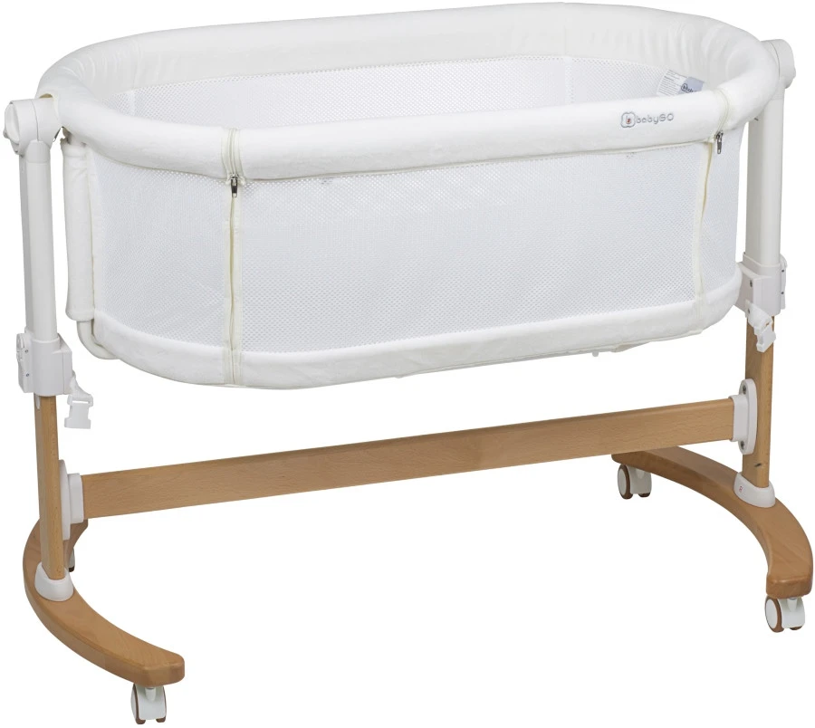 Babygo Amila Beige Creme Wieg Aan Bed 4151 1 Babygo Amila Beige Creme Wieg Aan Bed 4151