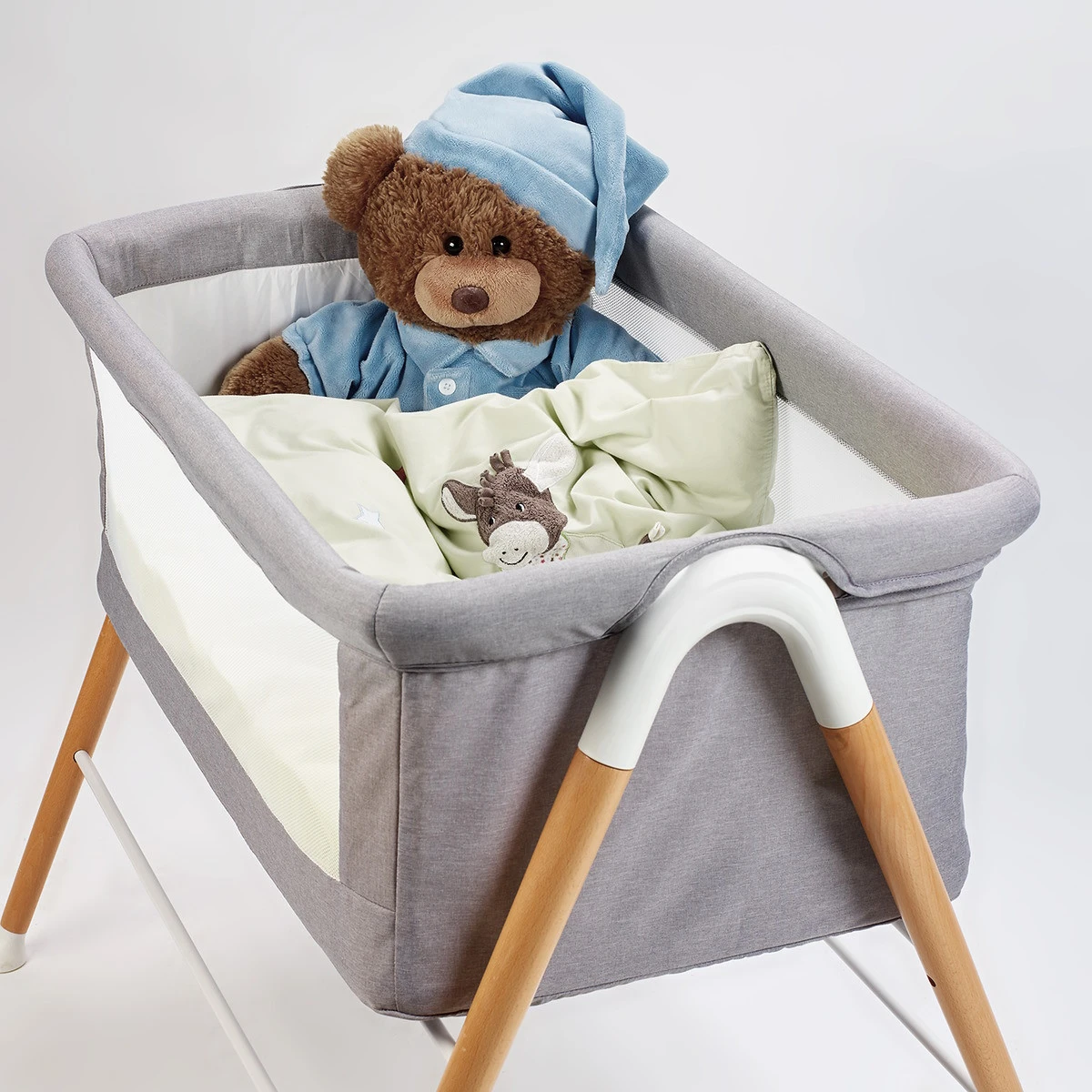 Babygo Goodnight Beige Wieg 4362 8 Babygo Goodnight Beige Wieg 4362 - Afbeelding 8
