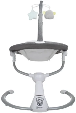 Babygo Homey Set Grey/White Babyschommel En Kinderstoel 19024 -Babyproducten Winkel babygo homey grey swing babyschommel 109 2 6 1 3