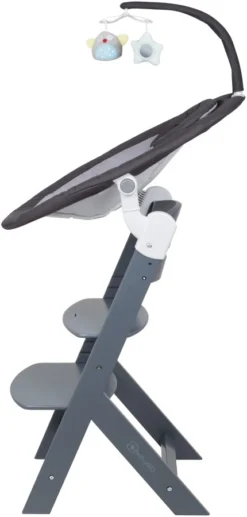 Babygo Homey Set Black/Grey Babyschommel En Kinderstoel 19012 22 Babygo Homey Set Black/Grey Babyschommel En Kinderstoel 19012 -Babyproducten Winkel babygo homey set dark greygrey babyschommel en kinderstoel 19012 4