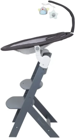 Babygo Homey Set Black/Grey Babyschommel En Kinderstoel 19012 23 Babygo Homey Set Black/Grey Babyschommel En Kinderstoel 19012 -Babyproducten Winkel babygo homey set dark greygrey babyschommel en kinderstoel 19012 5