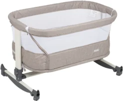 Babygo Vivaldi Beige Wieg Aan Bed 4652 -Babyproducten Winkel babygo vivaldi beige wieg aan bed 4652 1