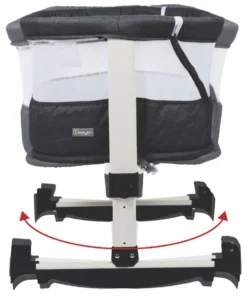 Babygo Vivaldi Dark Grey Wieg Aan Bed 4653 -Babyproducten Winkel babygo vivaldi dark grey wieg aan bed 4653 5