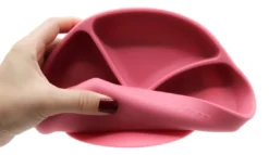 Babyjem Roze Siliconen Bordje 715 -Babyproducten Winkel babyjem roze siliconen bordje 715 3