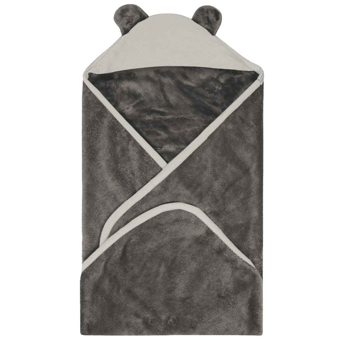 Babymatex Muslin Koala Dark Grey 95x95 Cm Wikkeldeken Voor Autostoel TB0444_03