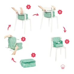 Badabulle Beer 2-in-1 Booster Stoelverhoger En Tas B009409 -Babyproducten Winkel badabulle beer 2 in 1 stoelverhoger en tas b009409 2 1