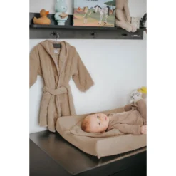 MamaLoes Badstof Light Grey 0-1jr Badjas ML5086 -Babyproducten Winkel badstof nougat 01 8