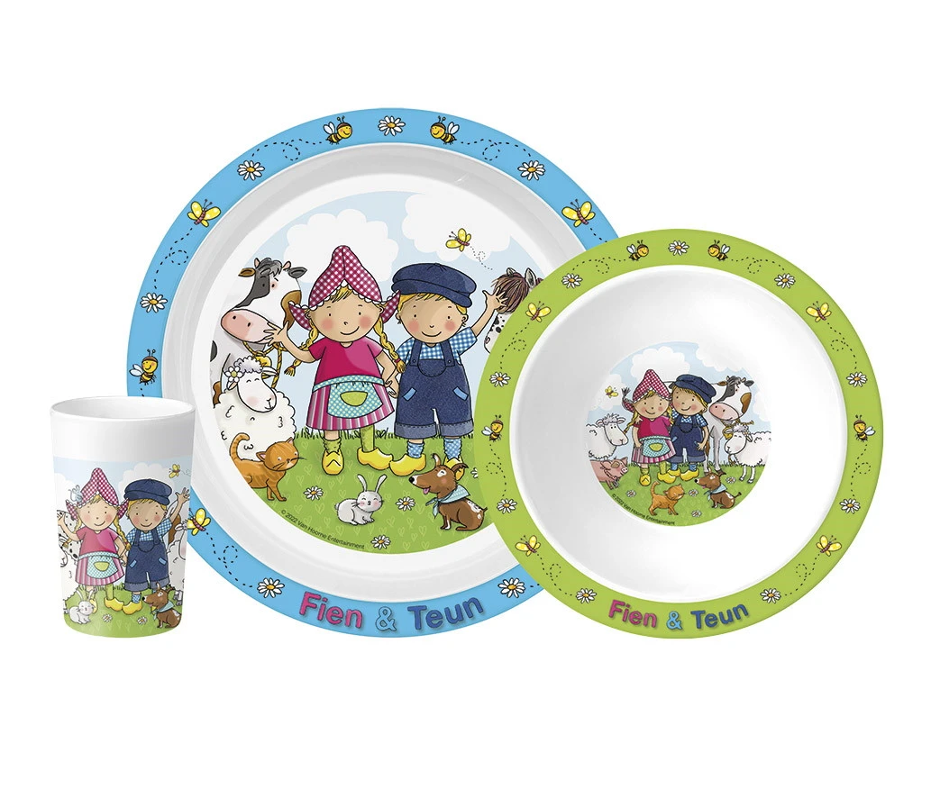 Bambolino Toys Fien En Teun 3-delig Kinderservies 19206 1 Bambolino Toys Fien En Teun 3-delig Kinderservies 19206