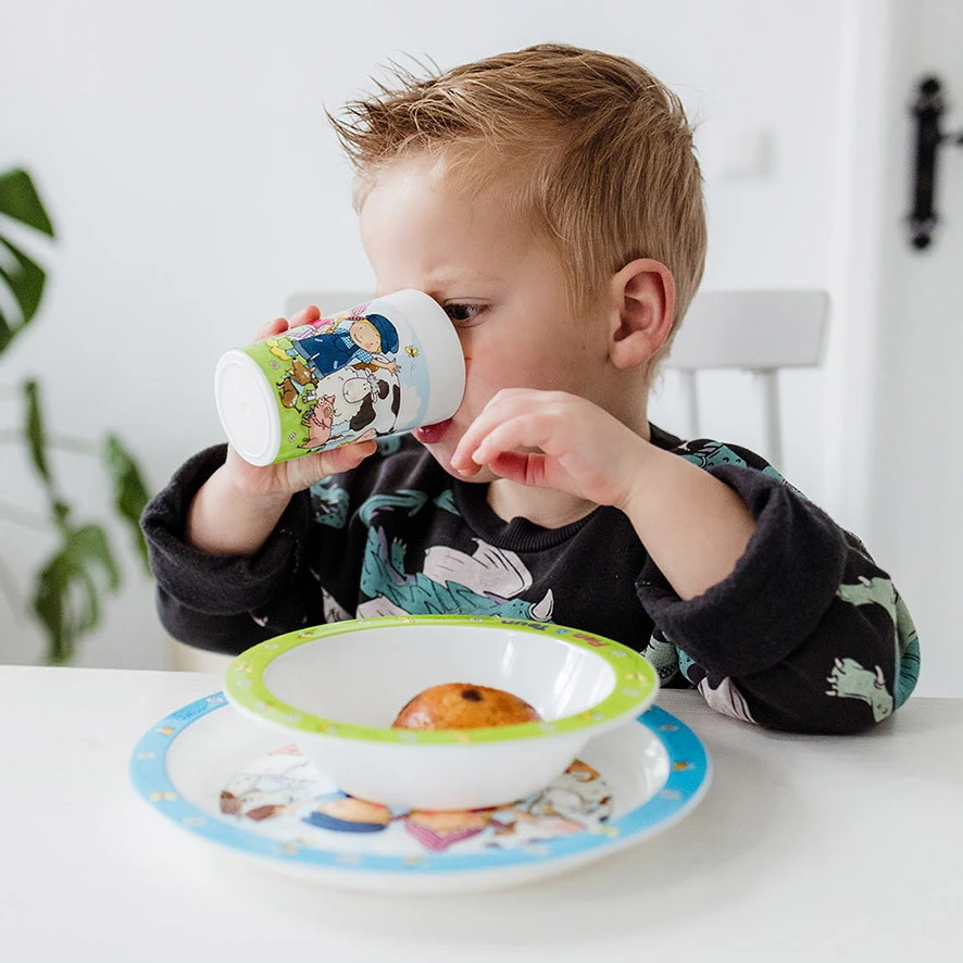 Bambolino Toys Fien En Teun 3-delig Kinderservies 19206 3 Bambolino Toys Fien En Teun 3-delig Kinderservies 19206 - Afbeelding 3