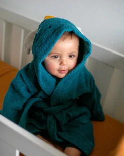 Blush & Blossom Dragon Diego 0-1jr Badstof Badjas TR-BB4206 20 Blush & Blossom Dragon Diego 0-1jr Badstof Badjas TR-BB4206 -Babyproducten Winkel bathrobe dragon diego