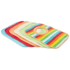 Bieco Regenboog 6 Stuks Slabber Set 38000123 5 Bieco Regenboog 6 Stuks Slabber Set 38000123 -Babyproducten Winkel bieco regenboog 6 stuks slabber set 38000123 2