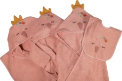 Blush & Blossom Swan Ivy 0-1jr Badstof Badjas TR-BB4216 -Babyproducten Winkel blush blossom swan ivy badcape bathrobe bibs poncho 1
