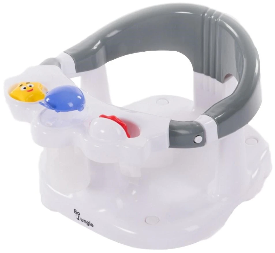 Bo Jungle B-Bath Seat Grijs/Wit Badring B400700 1 Bo Jungle B-Bath Seat Grijs/Wit Badring B400700
