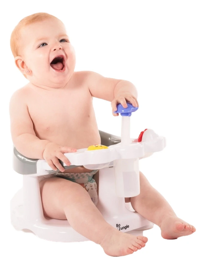Bo Jungle B-Bath Seat Grijs/Wit Badring B400700 4 Bo Jungle B-Bath Seat Grijs/Wit Badring B400700 - Afbeelding 4