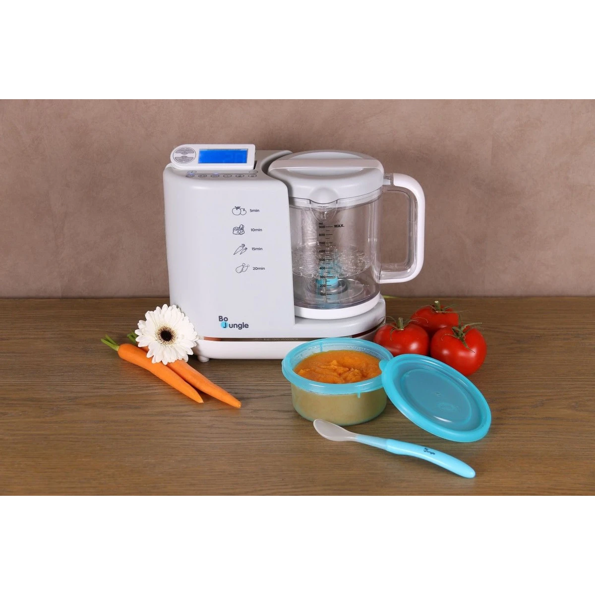 Bo Jungle B-Digital 6-in-1 Baby Food Processor Keukenmachine B580000 5 Bo Jungle B-Digital 6-in-1 Baby Food Processor Keukenmachine B580000 - Afbeelding 5