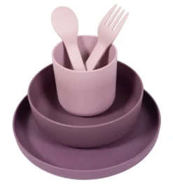 Bo Jungle B-Dinner Roze 5-delige Biologische Dinerset B551010