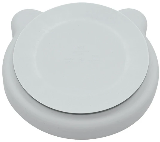 Bo Jungle B-Suction Bear Grijs Bord B500700 2 Bo Jungle B-Suction Bear Grijs Bord B500700 - Afbeelding 2