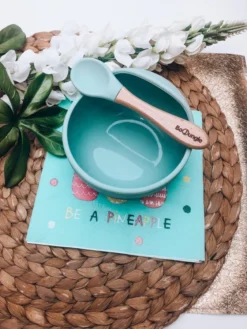 Bo Jungle B-Suction Bowl Blauw Kommetje Met Lepel B500610 -Babyproducten Winkel bo jungle b suction bowl blauw kommetje met lepel b500610 10