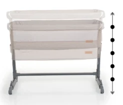 Cangaroo Connect Us Beige Wieg Aan Bed -Babyproducten Winkel cangaroo connect us beige wieg aan bed 8