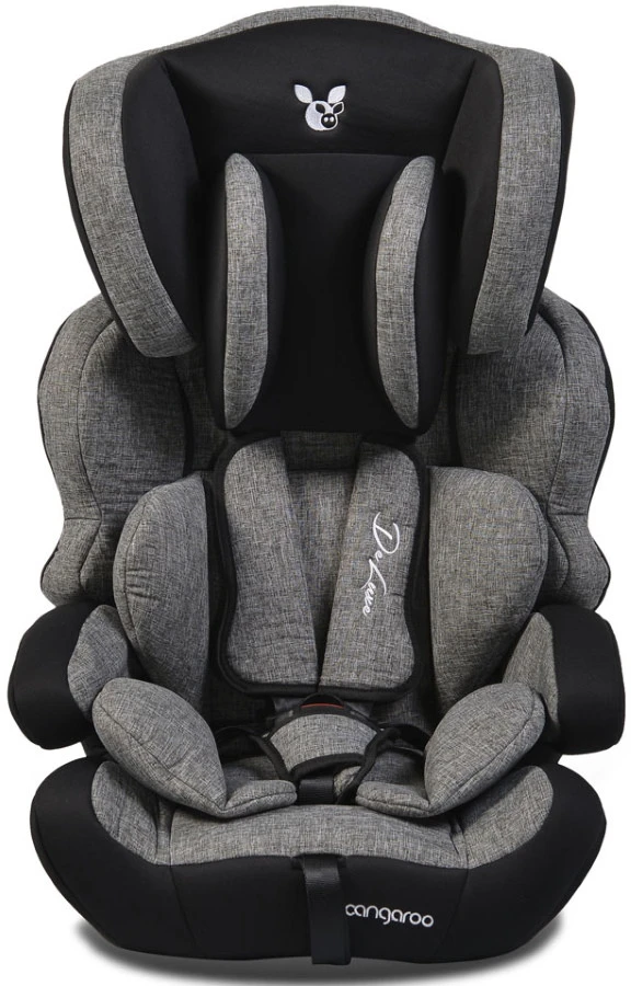 Cangaroo Deluxe Dark Grey 9-36 Kg Autostoel 0175 2 Cangaroo Deluxe Dark Grey 9-36 Kg Autostoel 0175 - Afbeelding 2