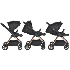 Cangaroo Empire Black 3-in-1 Kinderwagen Incl. Autostoel -Babyproducten Winkel cangaroo empire black 3 in 1 kinderwagen incl. autostoel 12