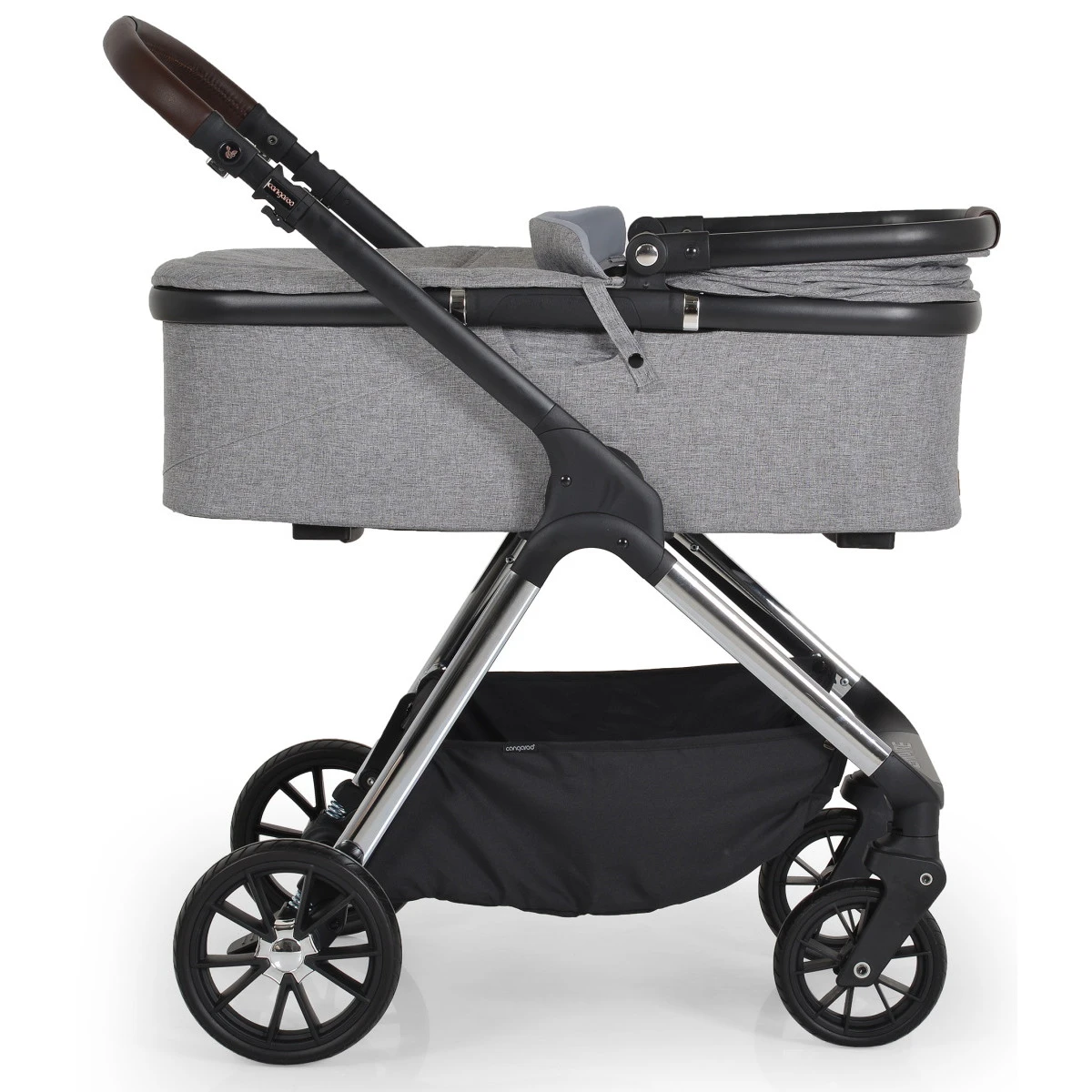Cangaroo Empire Light Grey 3-in-1 Kinderwagen Incl. Autostoel 4 Cangaroo Empire Light Grey 3-in-1 Kinderwagen Incl. Autostoel - Afbeelding 4